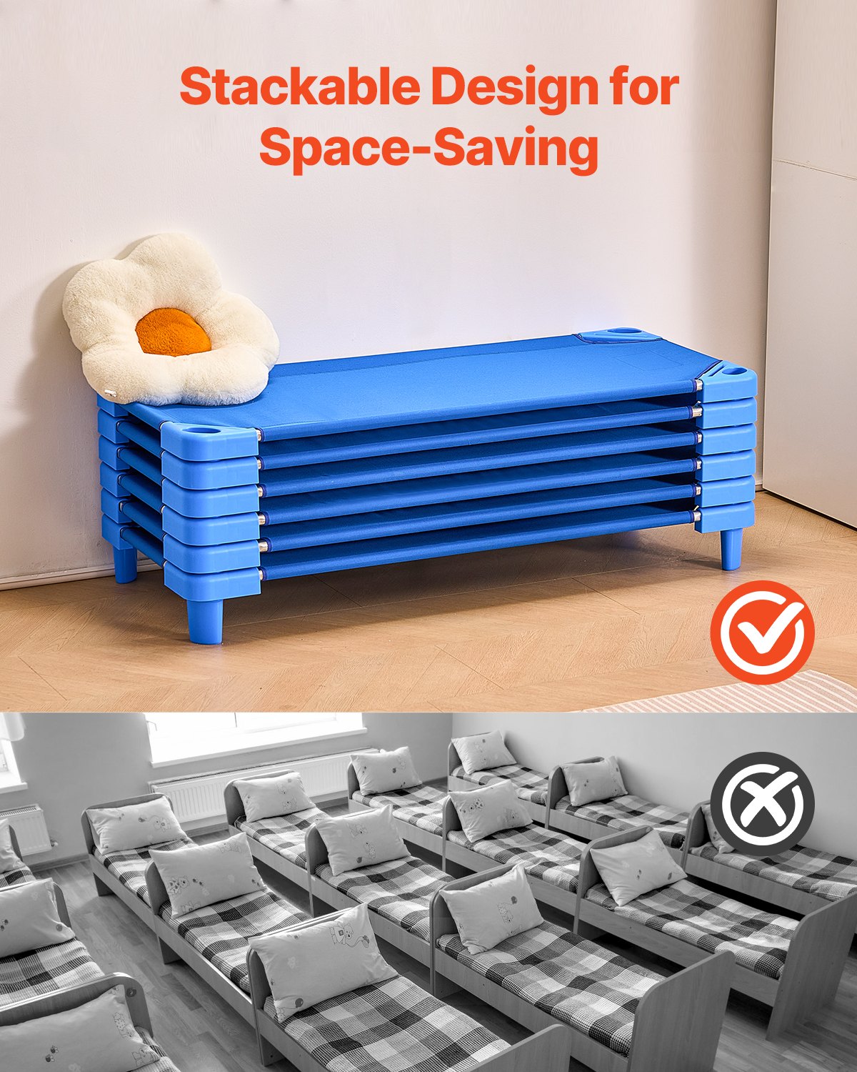 VEVOR Stackable Kiddie Cot