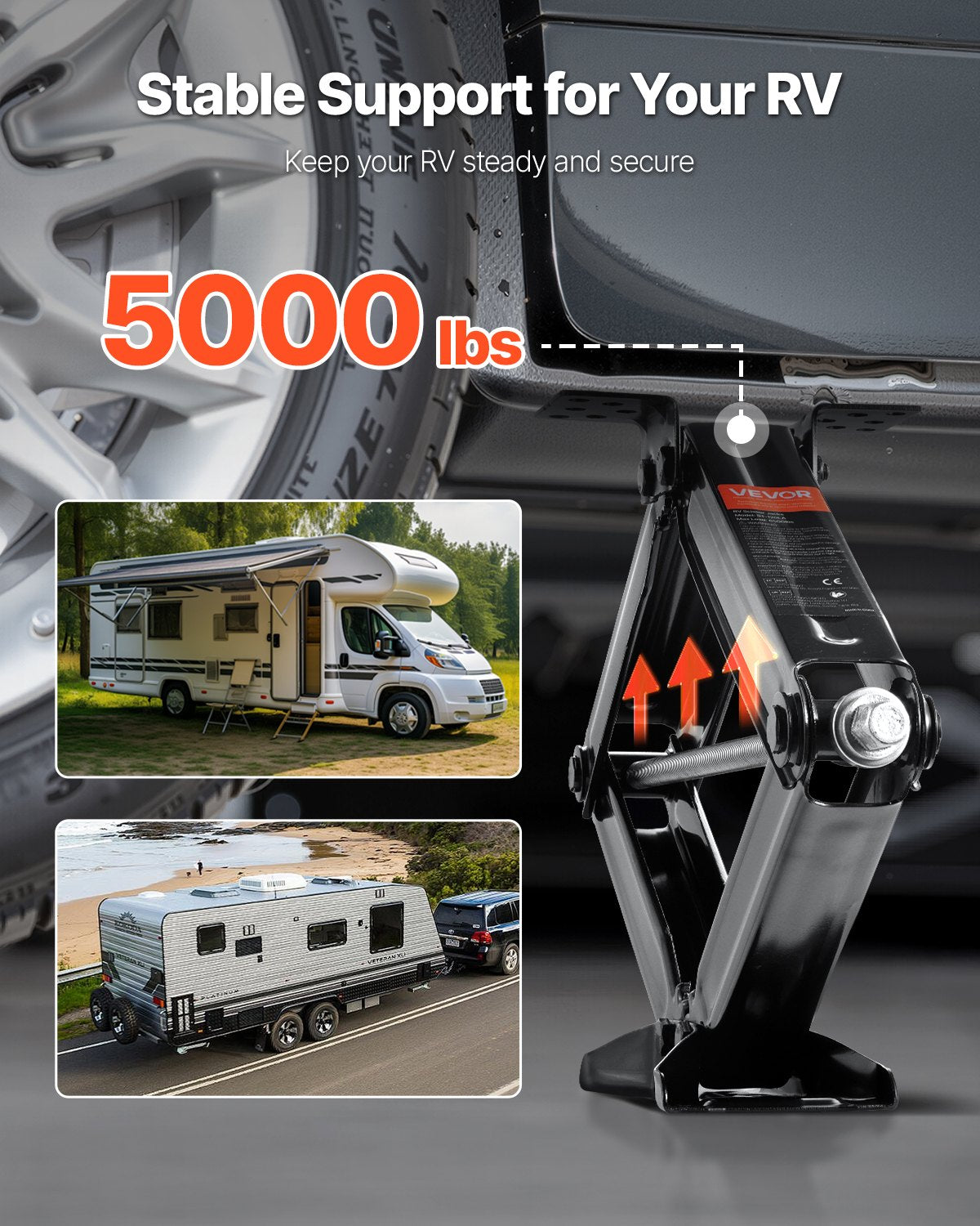VEVOR 5000 lbs RV Scissor Jacks