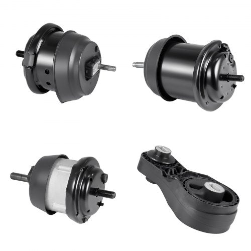 VEVOR Engine and Transmission Motor Mount Kit Replacement, Set of 4, Compatible with 2009–2017 Chevrolet Traverse 3.6L V6, Replace OE# A5548HY, A5549HY, A5458HY, A5444, Secure Support