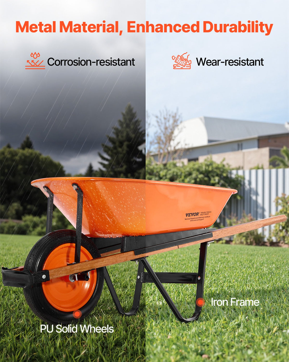 VEVOR Wheelbarrow Cart