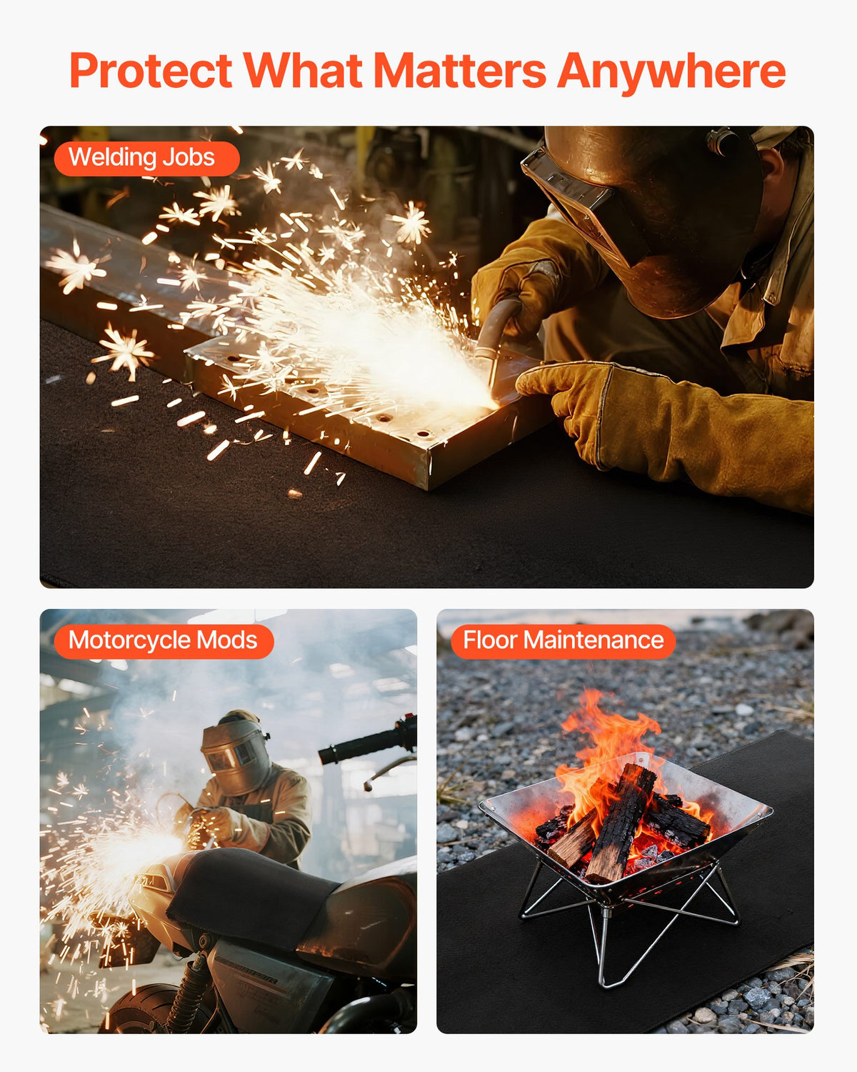 VEVOR Carbon Felt Welding Blanket