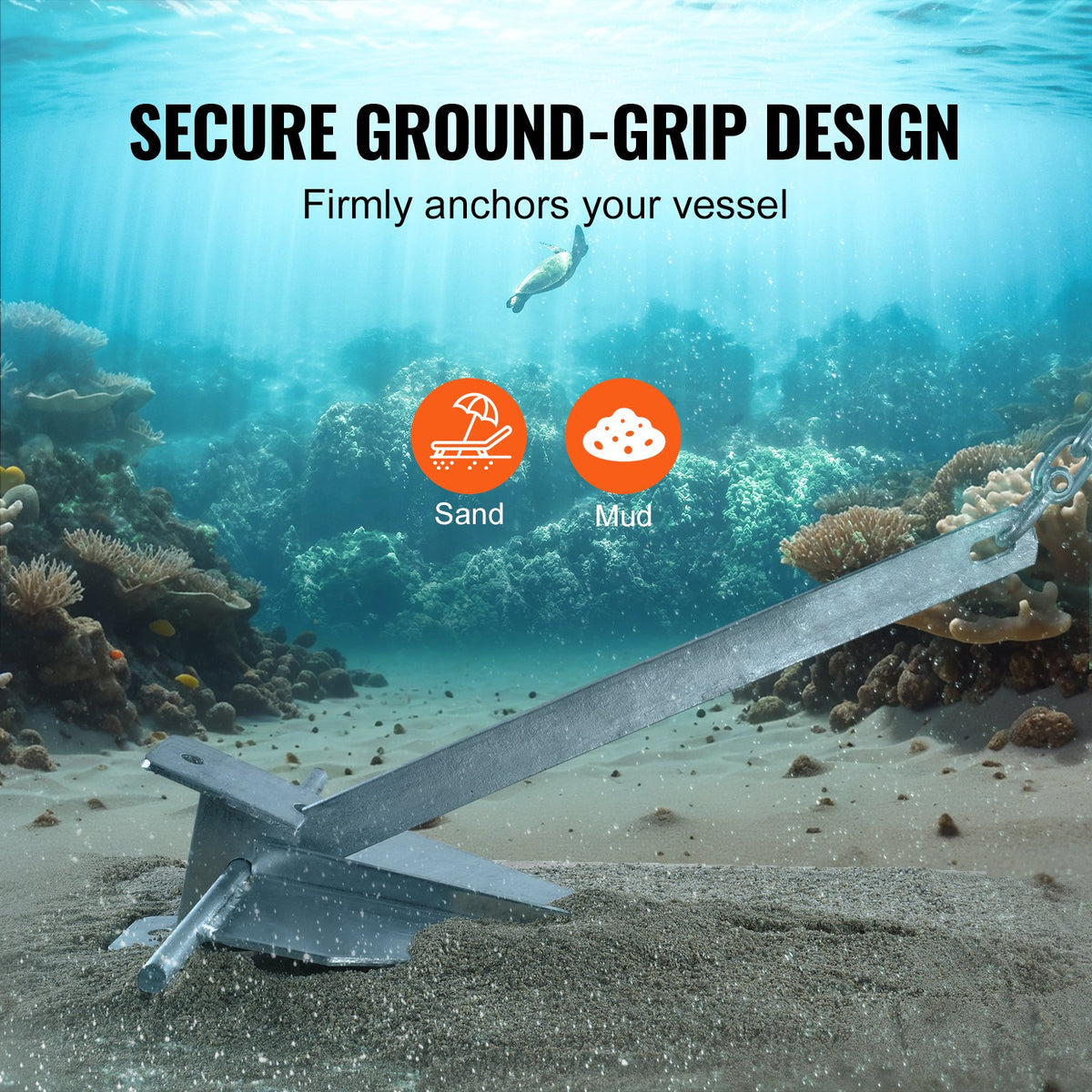VEVOR Fluke Style Anchor Kit