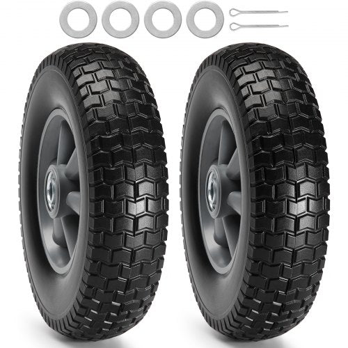 VEVOR Solid PU Run-Flat Tire Wheel