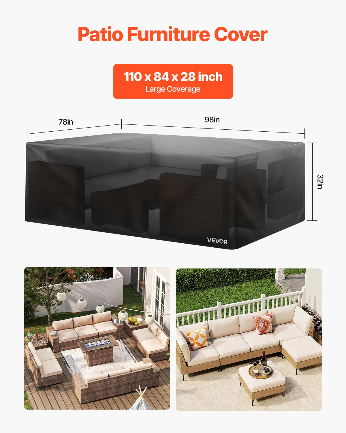 VEVOR Patio Furniture Cover