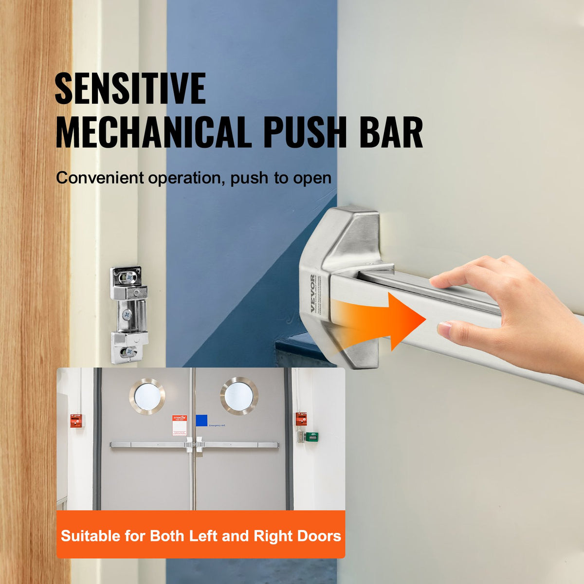 VEVOR Push Bar Door Locks