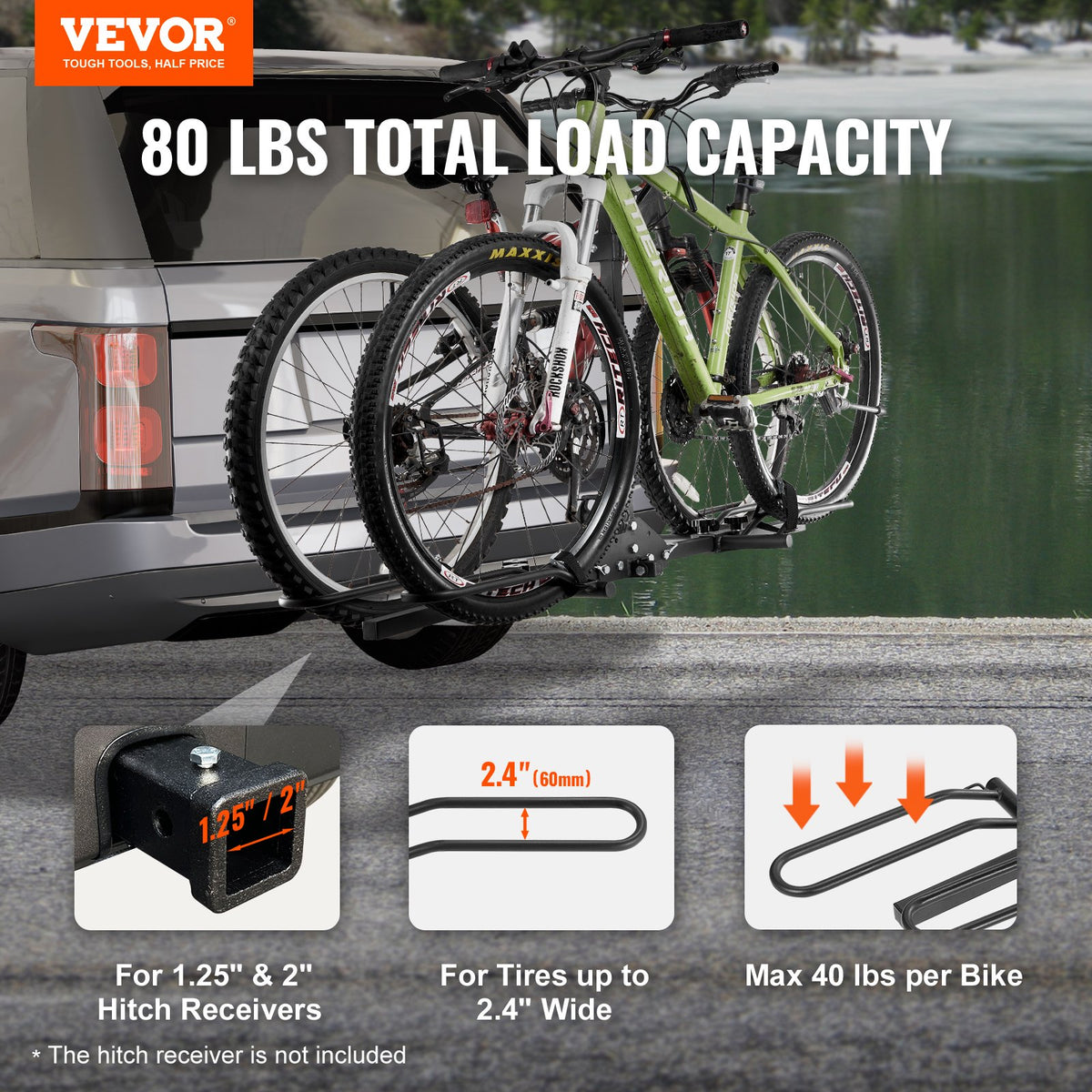 VEVOR Hitch Mount Bike Rack