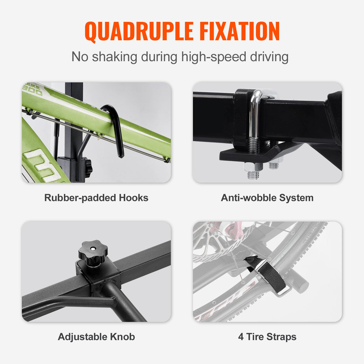 VEVOR Hitch Mount Bike Rack