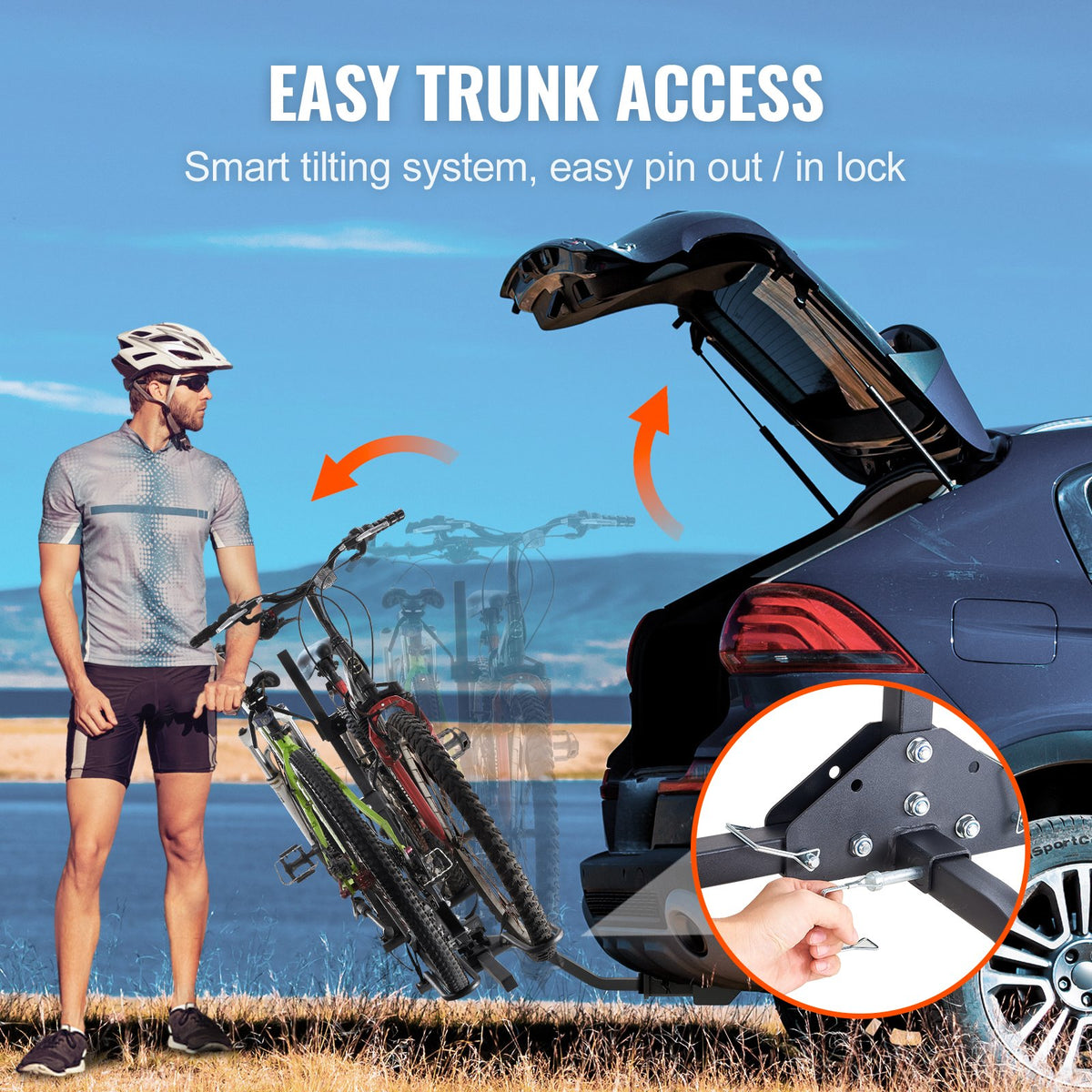 VEVOR Hitch Mount Bike Rack