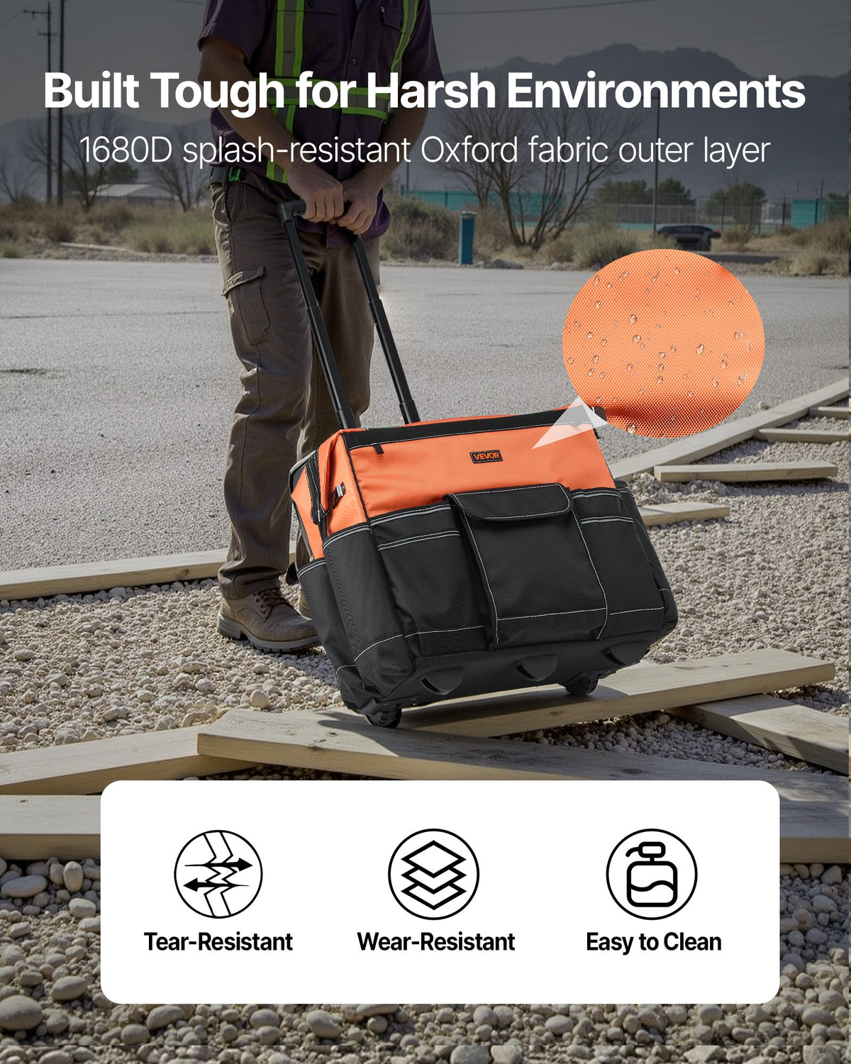 VEVOR Rolling Tool Bag