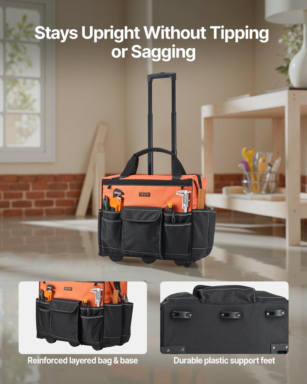 VEVOR Rolling Tool Bag