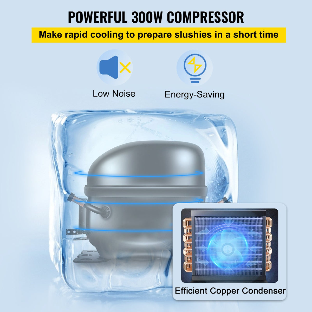 VEVOR Commercial Slushy Machine