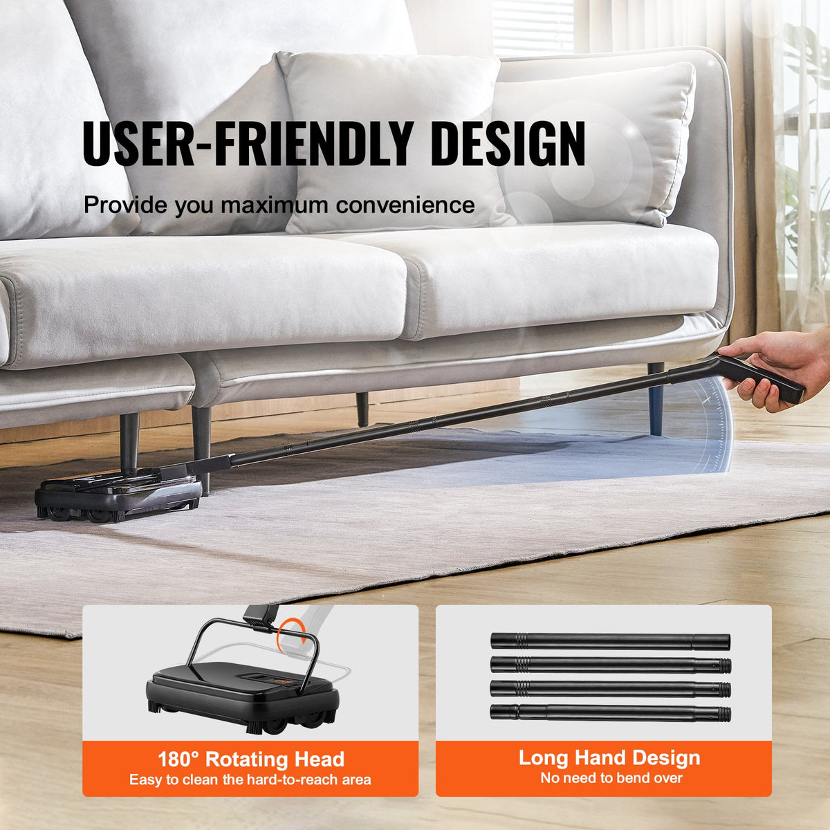 VEVOR Carpet Sweeper
