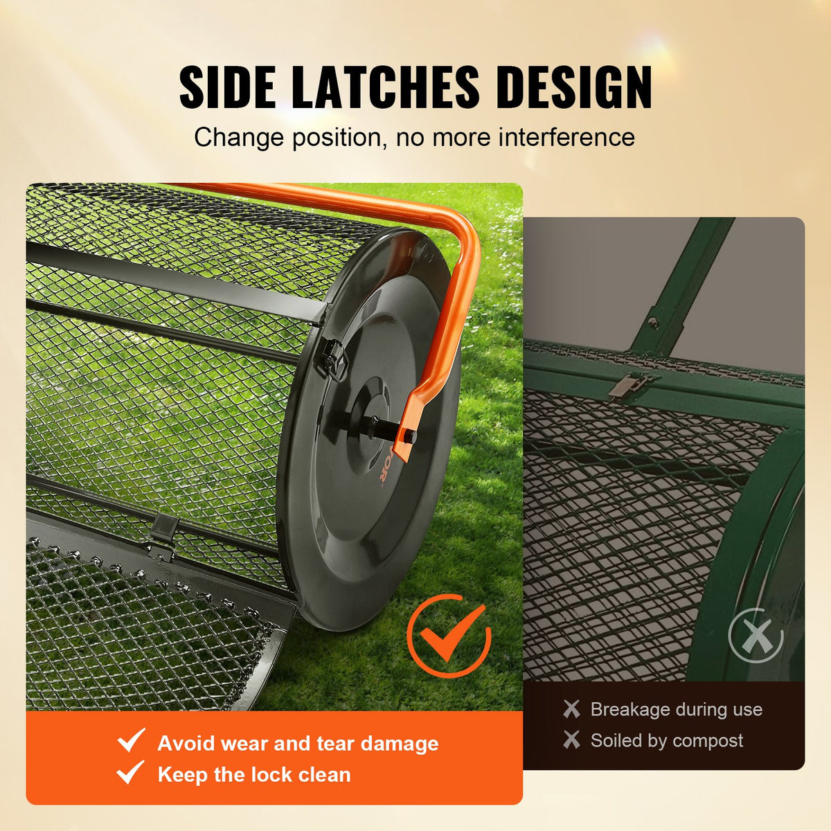 VEVOR Compost Spreader