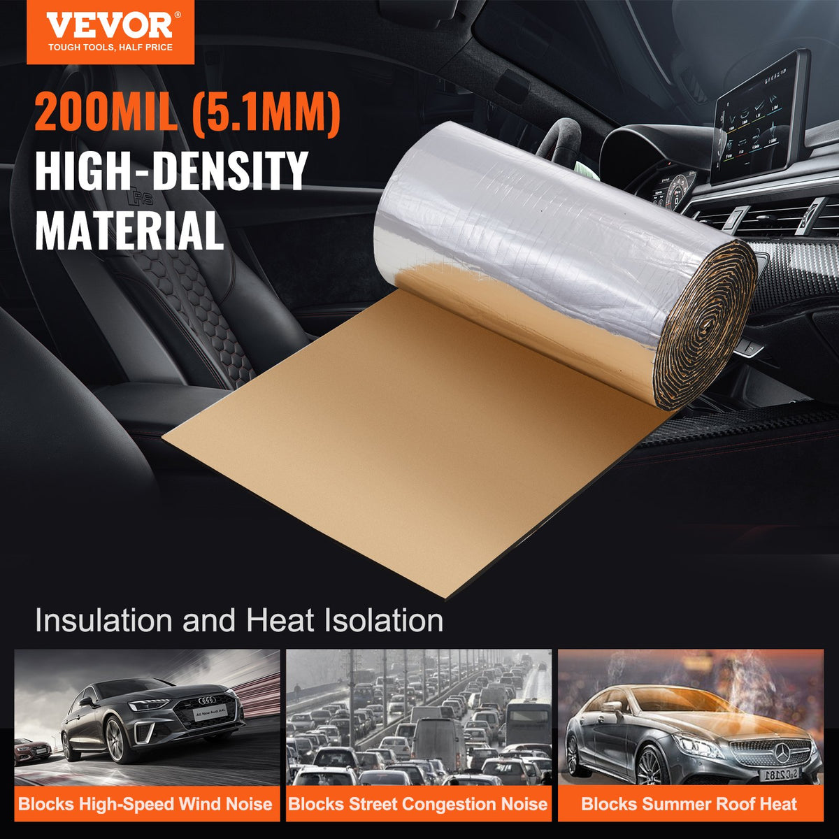VEVOR Car Sound Deadening Mat