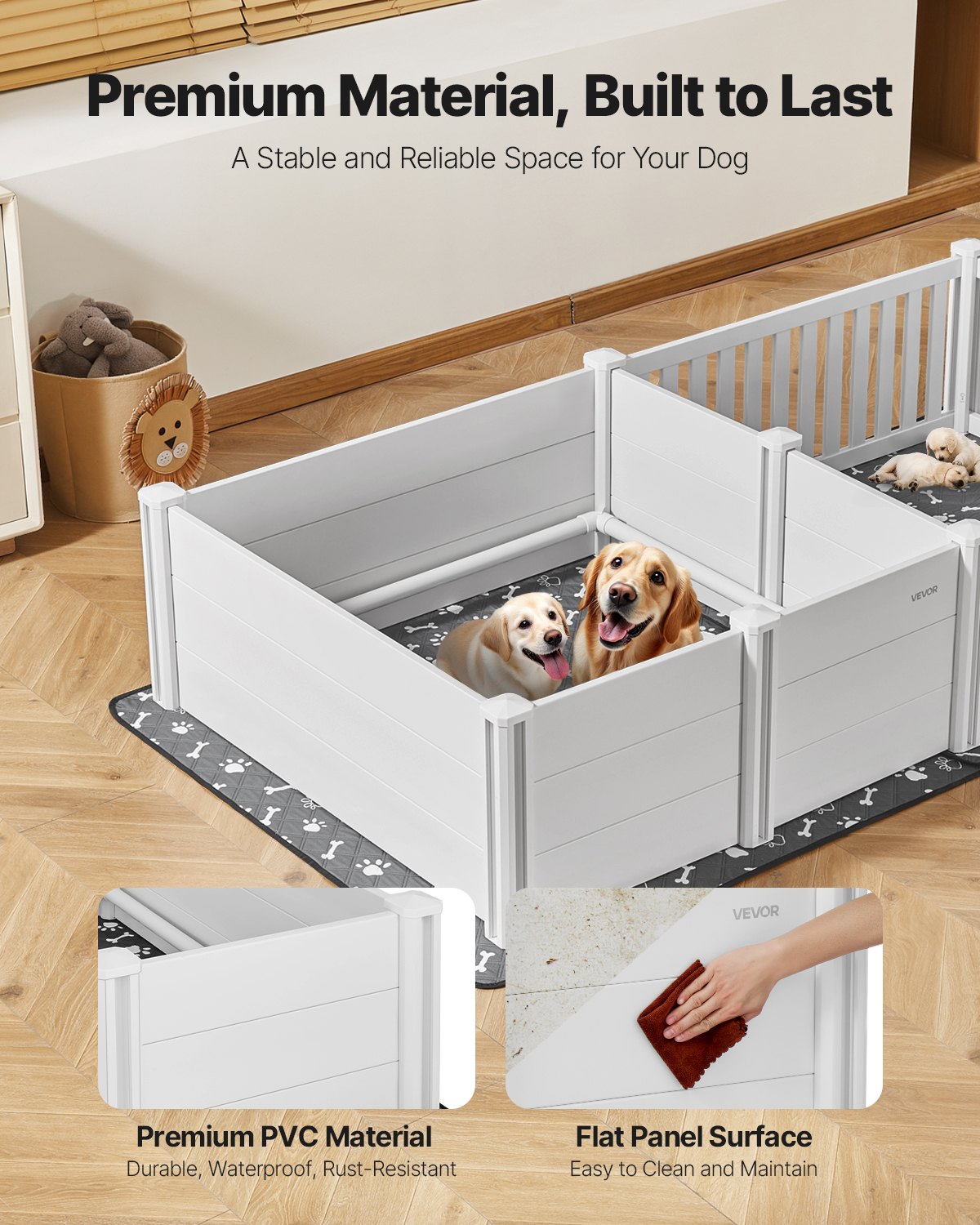 VEVOR Dogs Whelping Box