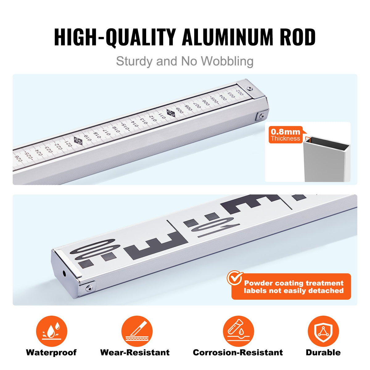 VEVOR Aluminum Grade Rod