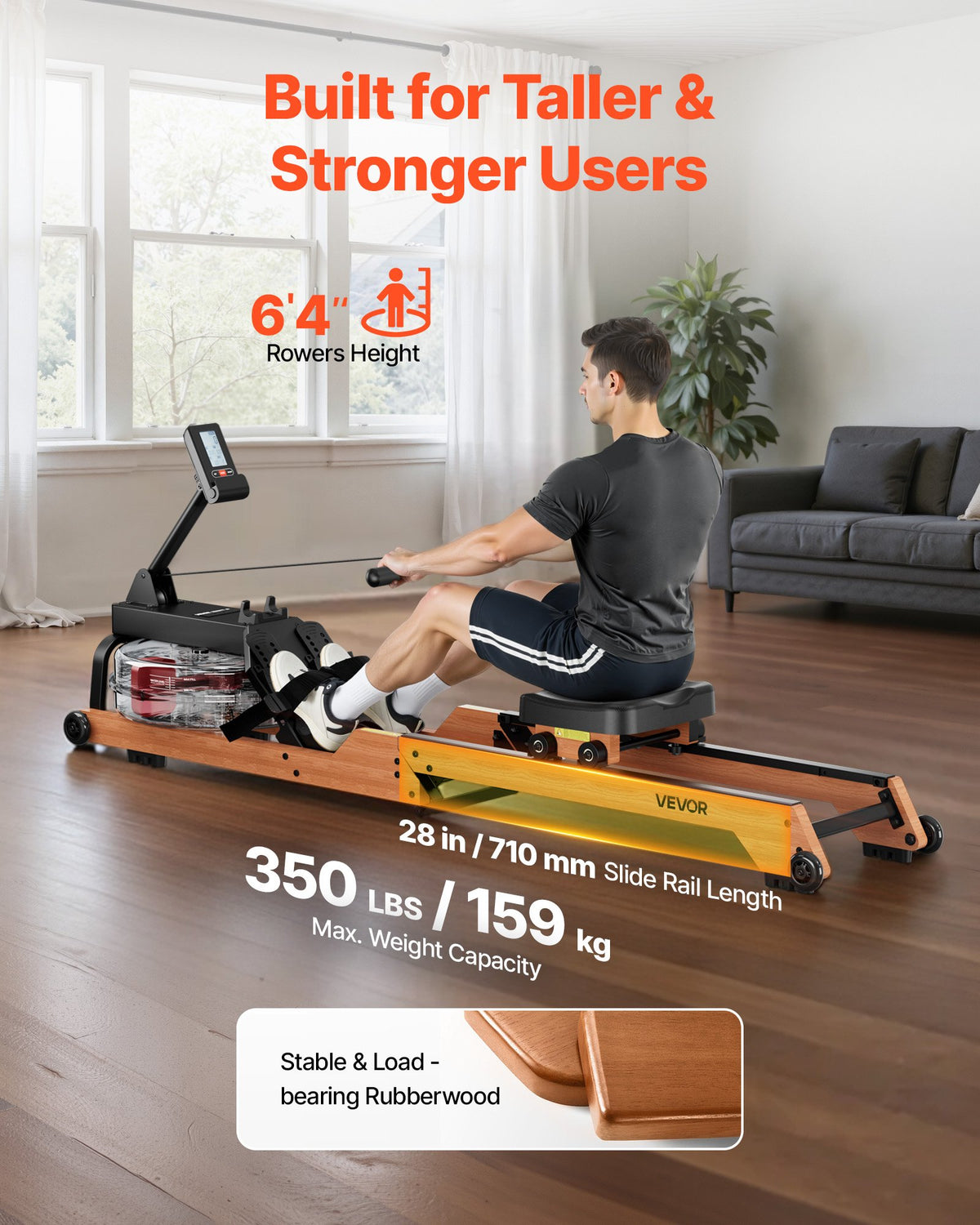 VEVOR Water Rowing Machine