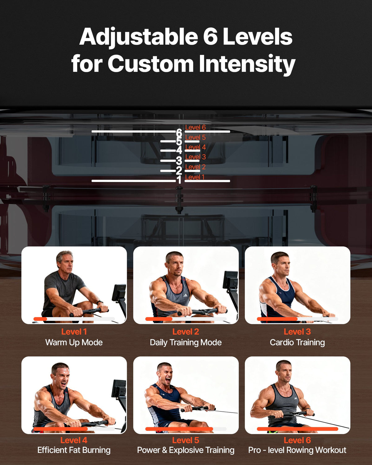 VEVOR Water Rowing Machine