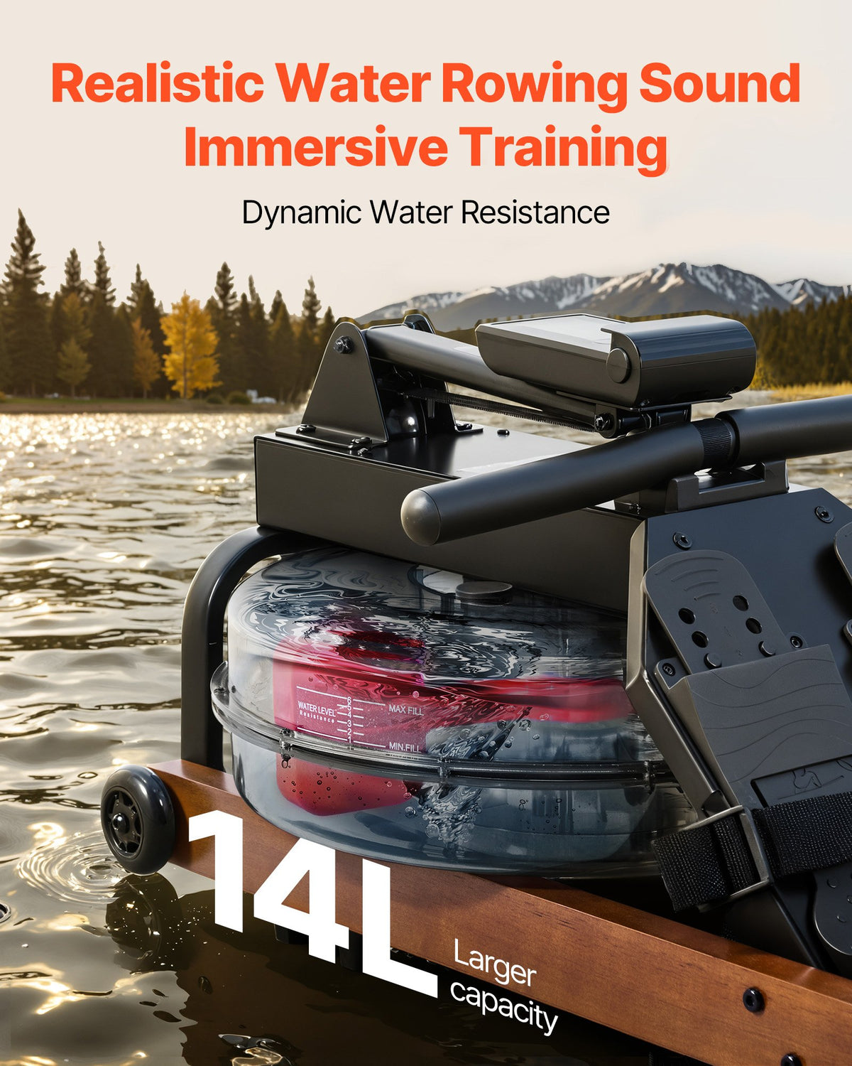 VEVOR Water Rowing Machine