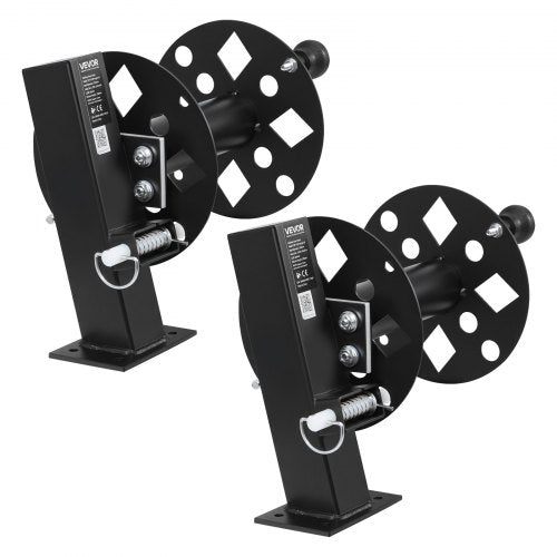 VEVOR 2PCS Heavy Duty Welding Cable Reels, Welding Cable Lead Reels for 45.7m (50 mm²) & 38m (70 mm²) Cable, Powder-Coated Steel Reel with Locking Pin for Service Trucks, Fleet Maintenance, Jobsites