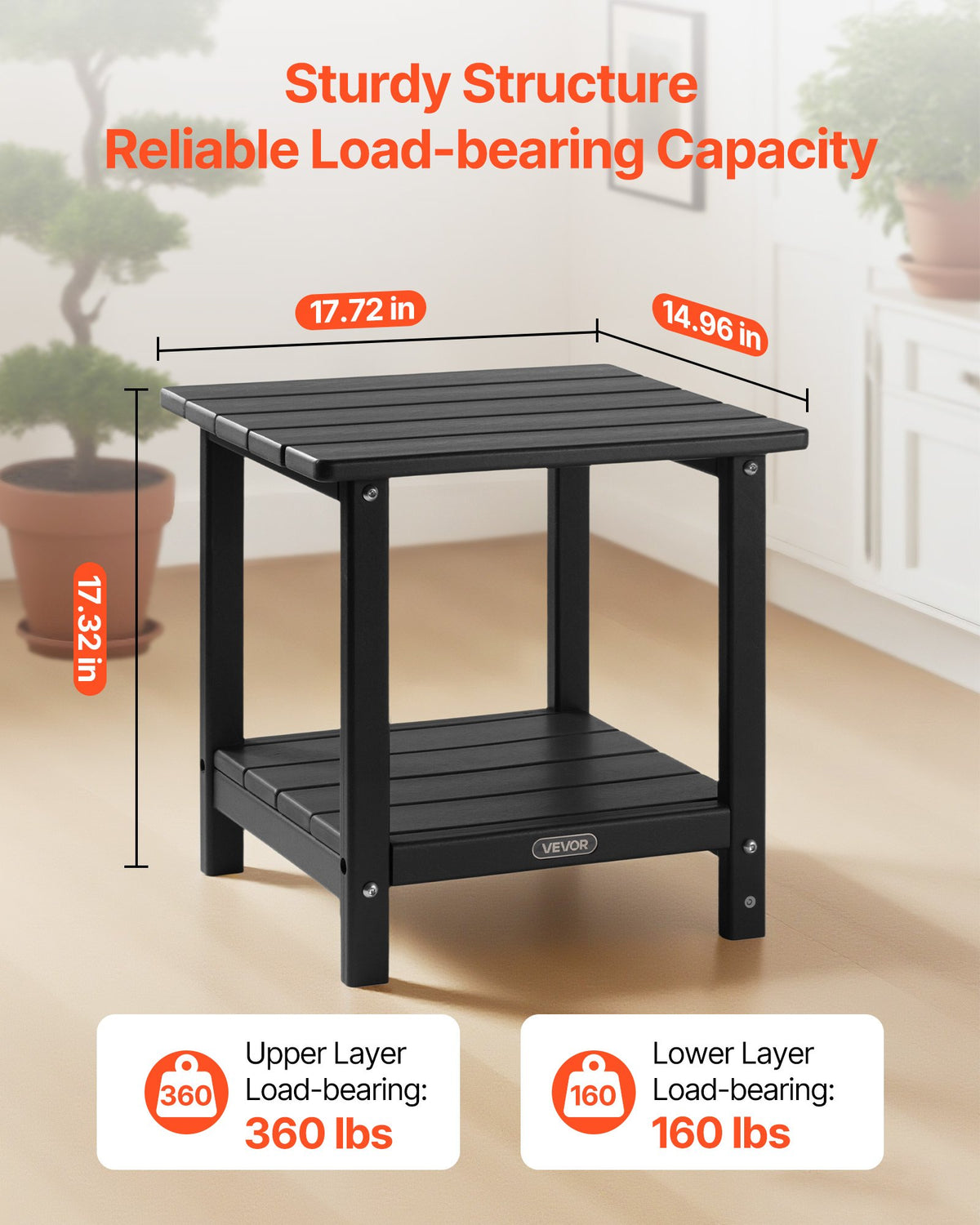 VEVOR Outdoor Side Table