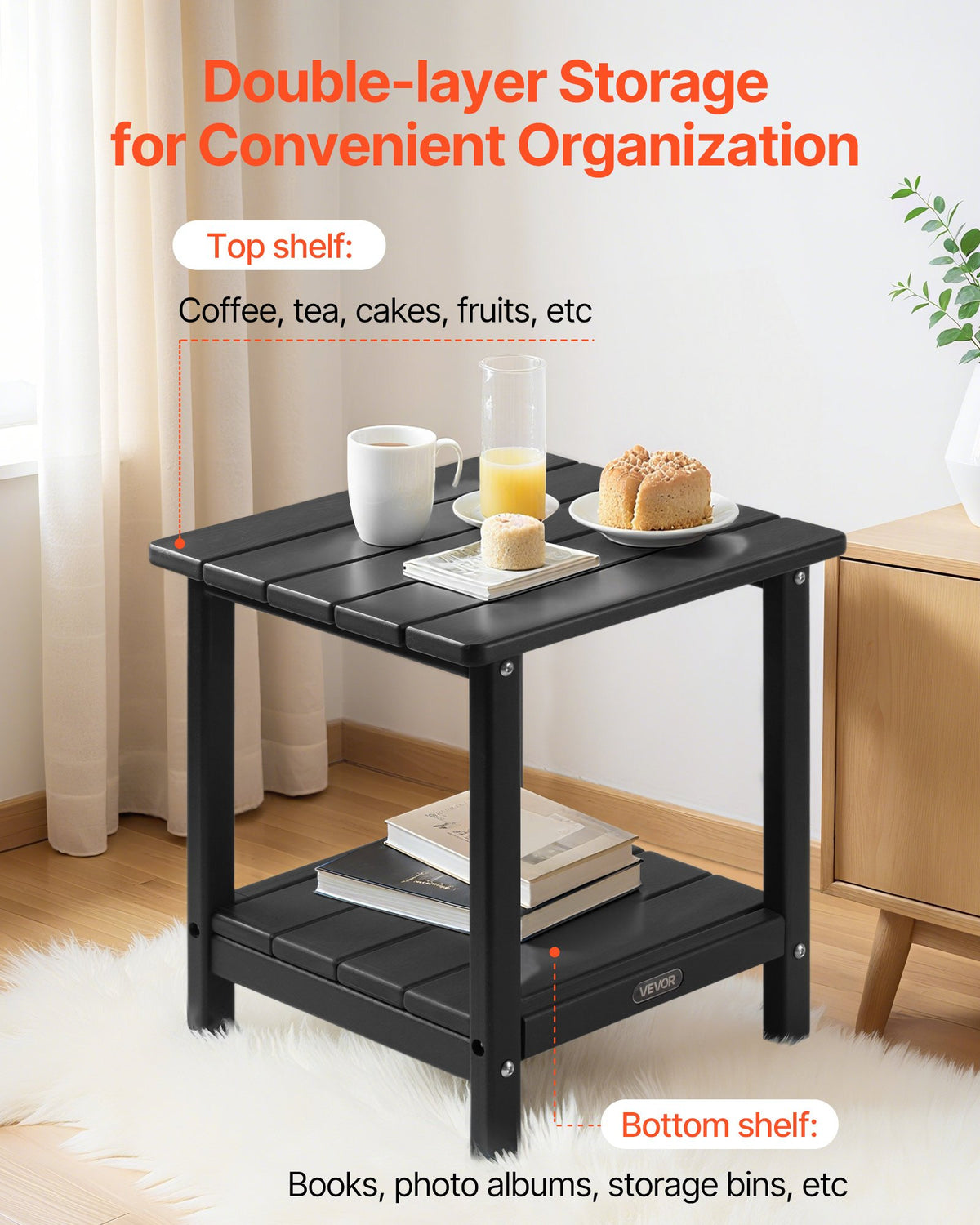 VEVOR Outdoor Side Table