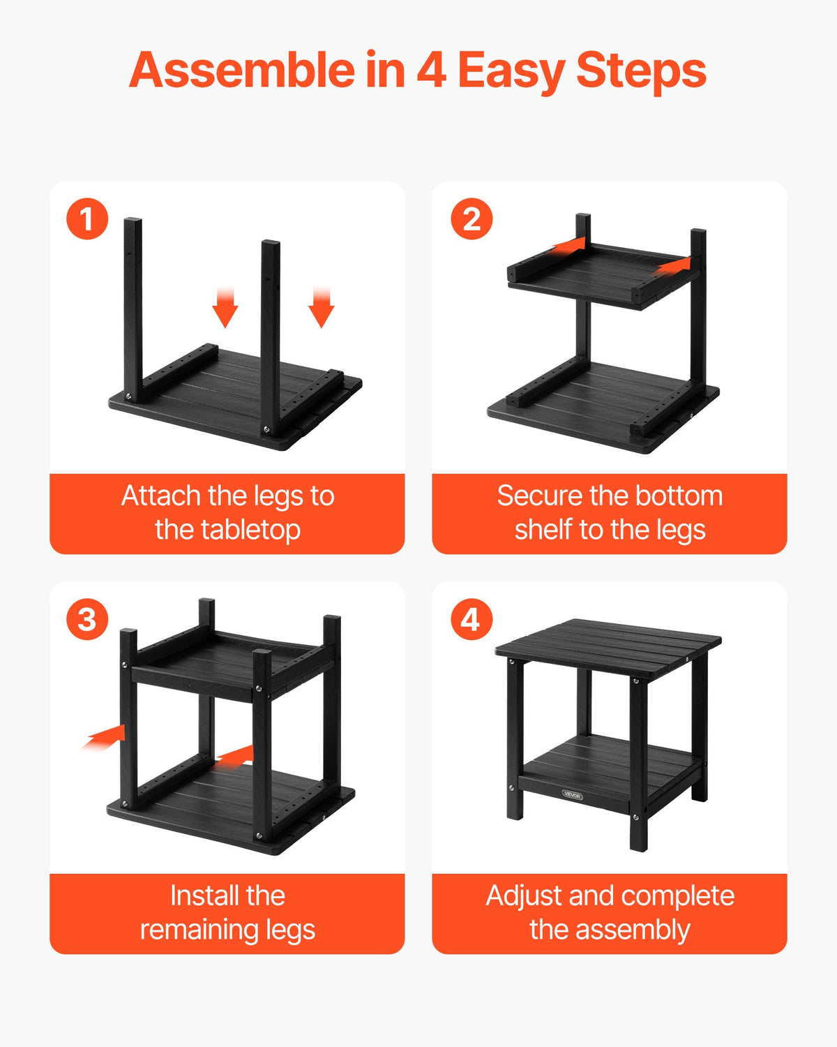 VEVOR Outdoor Side Table