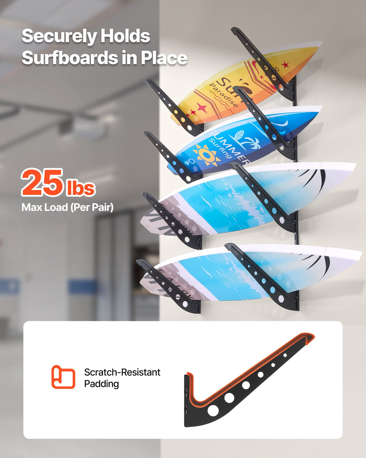 VEVOR Surfboard Wall Mount