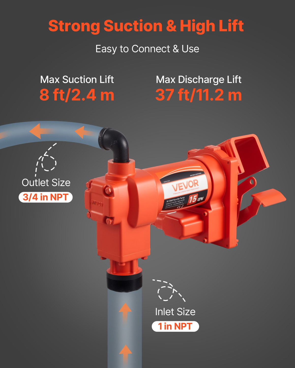 VEVOR Fuel Transfer Pump 230V