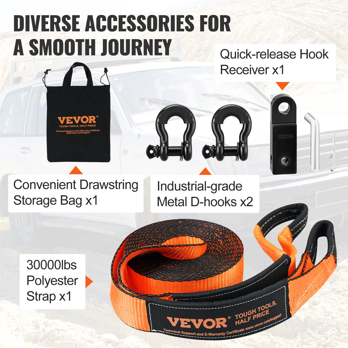 VEVOR Off-Road Recovery Kit