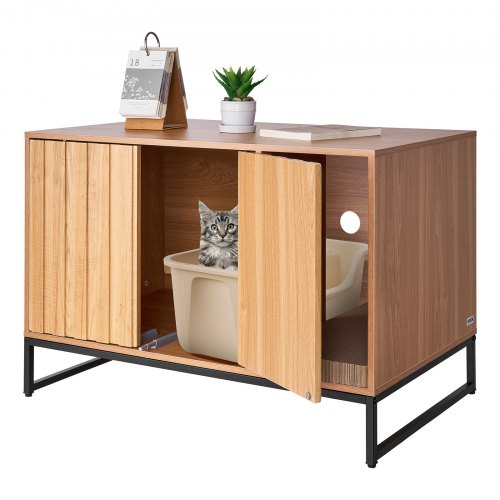 VEVOR Cat Litter Box Enclosure Furniture