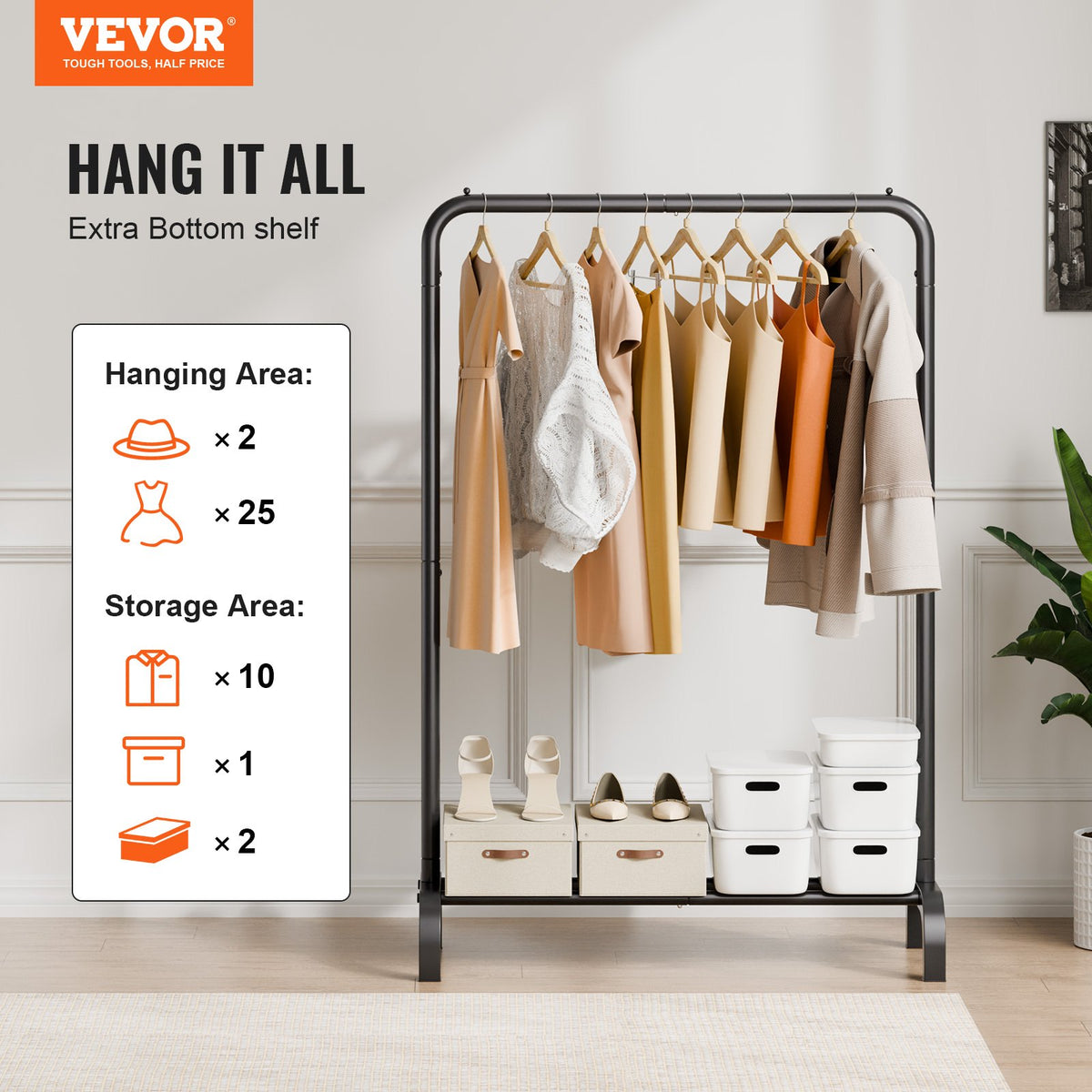 VEVOR Clothes Rack