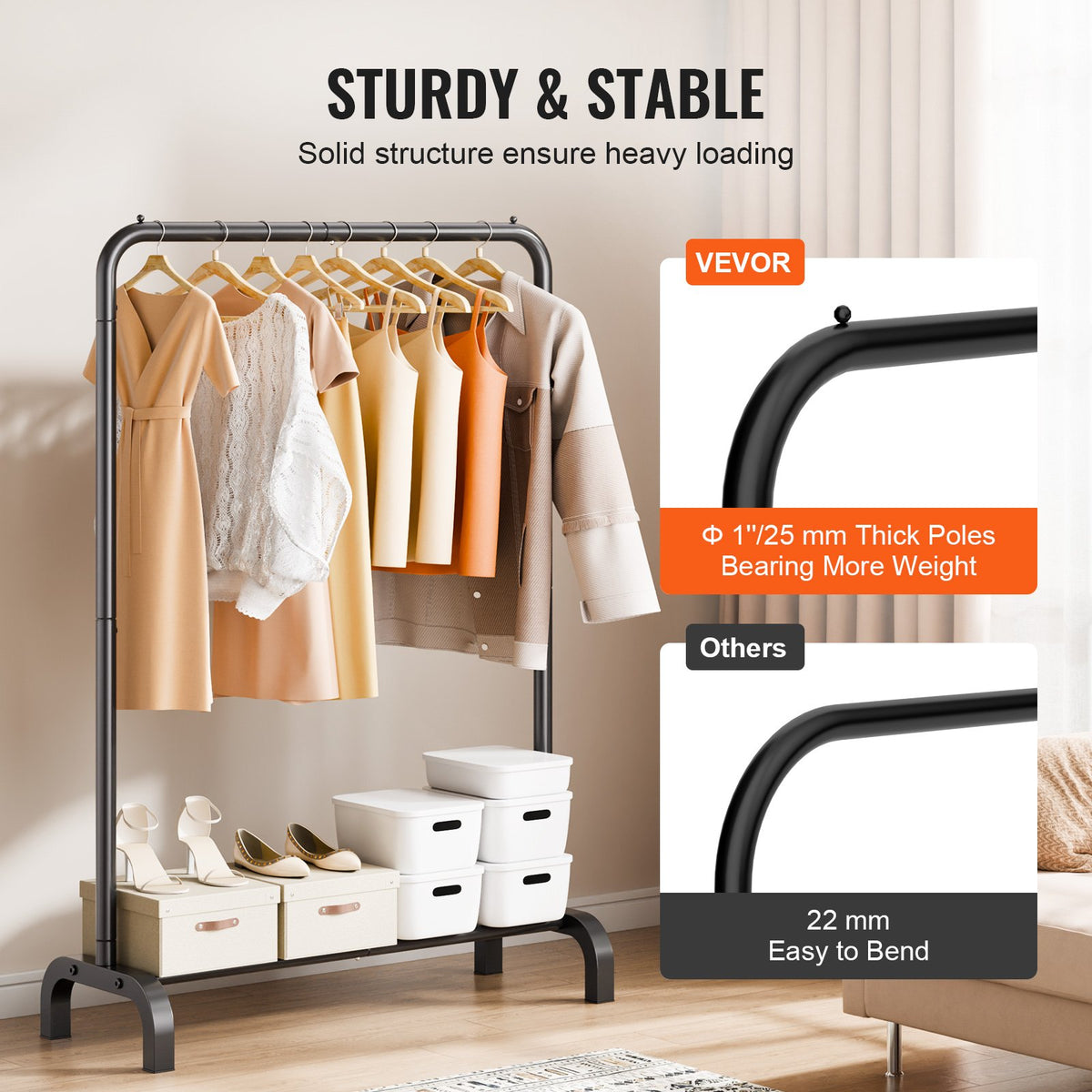VEVOR Clothes Rack