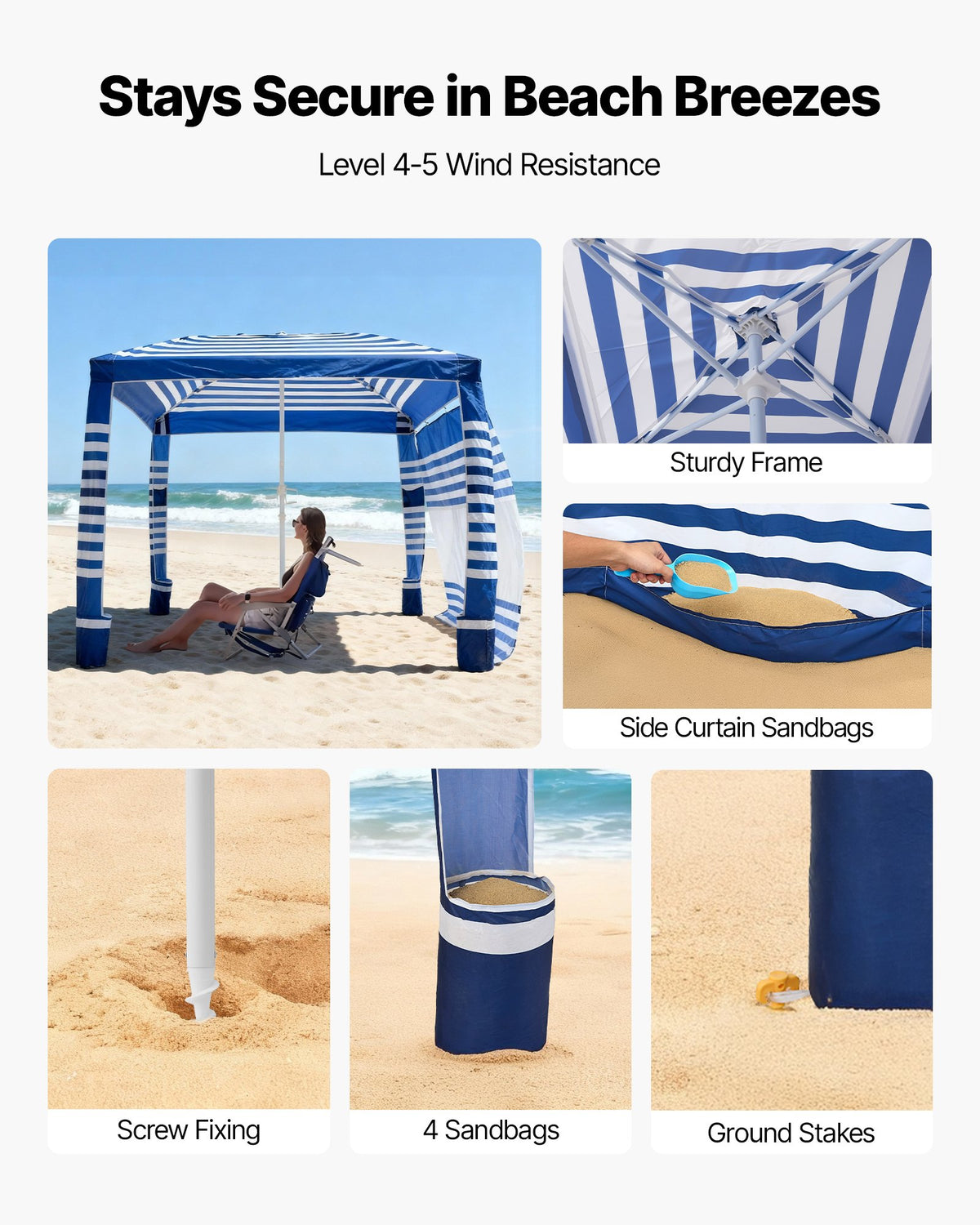 VEVOR Beach Cabana
