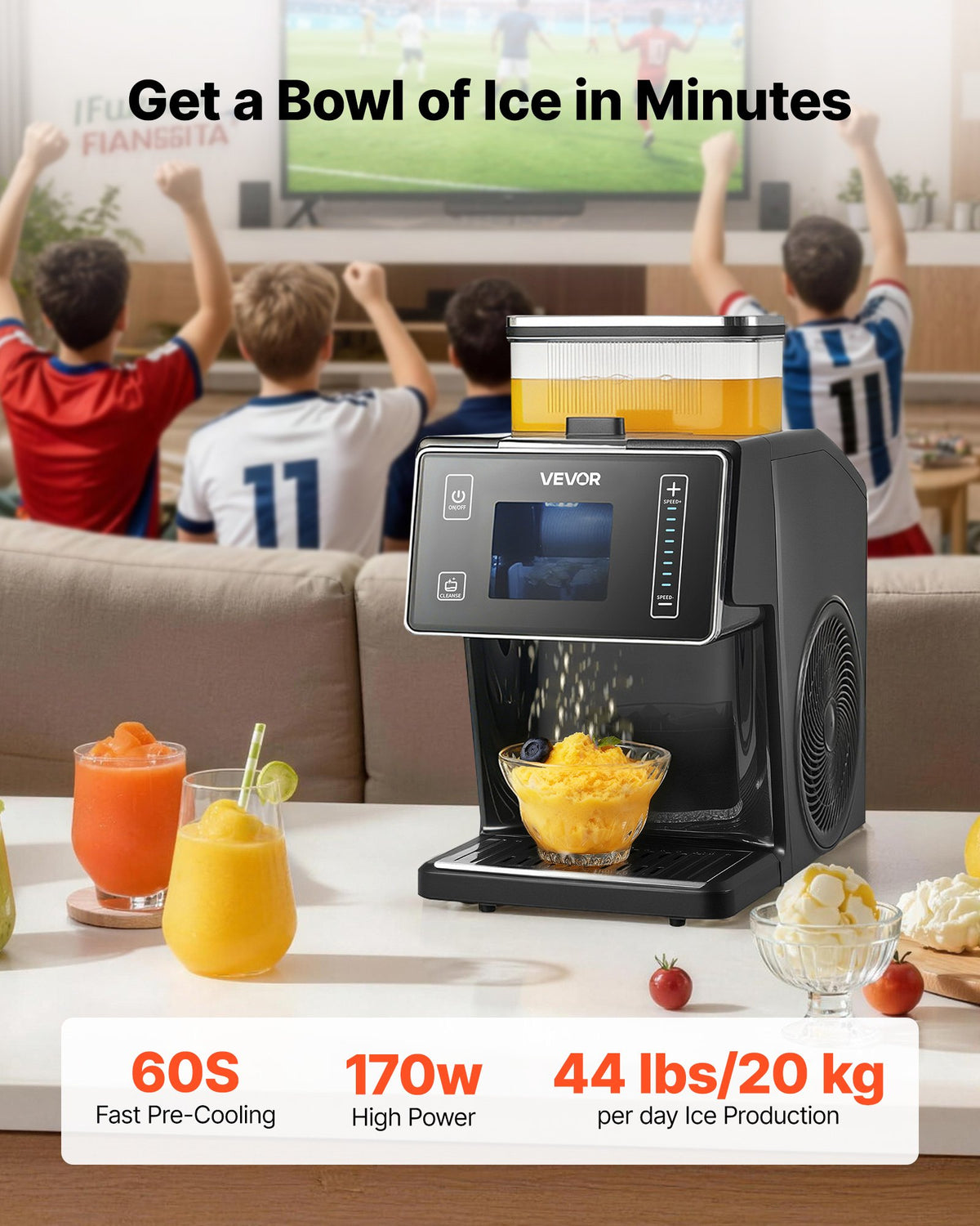 VEVOR Snowflake Ice Machine