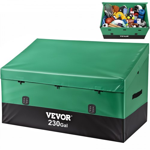 VEVOR Outdoor Storage Box Patio Deck Box 870.6 L Waterproof PE Tarpaulin