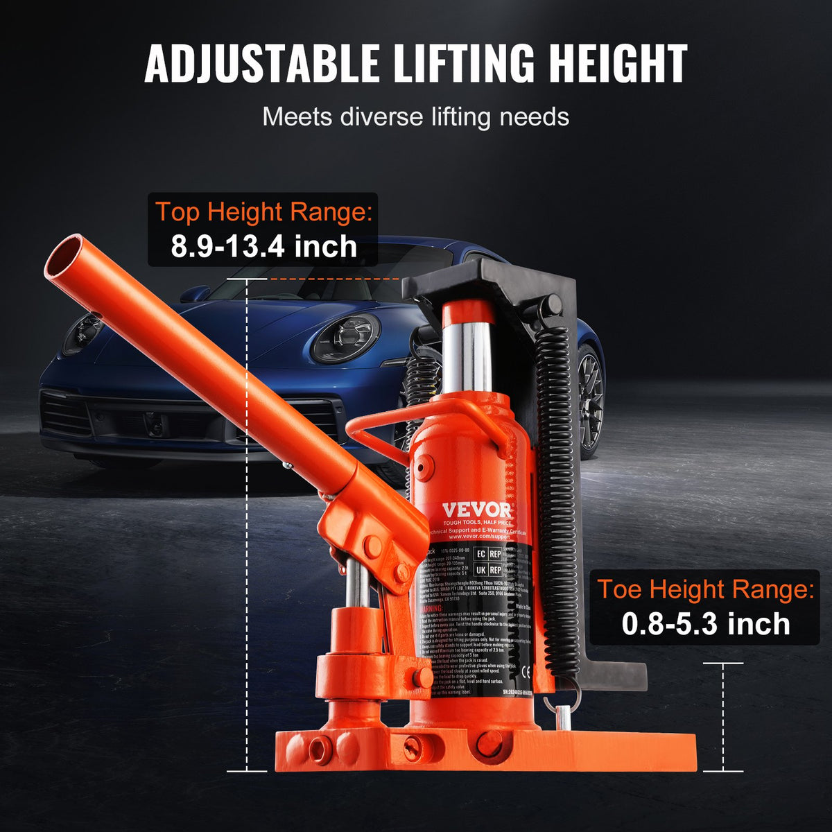 VEVOR Hydraulic Toe Jack