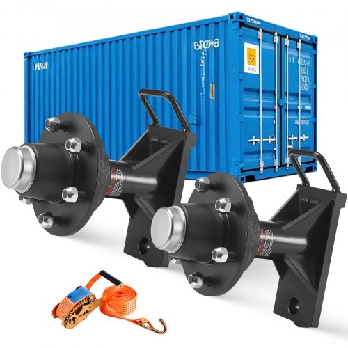 VEVOR Shipping Container Wheels 6-Lug Wheels Kit