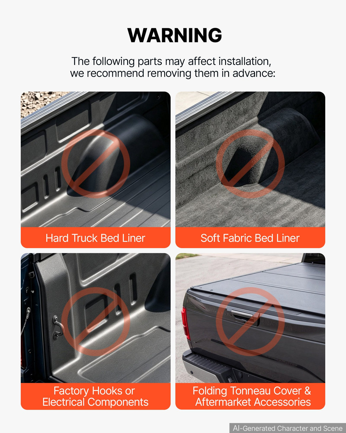 VEVOR Truck Bed Storage Box, 25 L Waterproof ABS Wheel Well Tool Box with Anti-Theft Combination Lock, Compatible with 2019-2023 Dodge Ram 1500, Driver Side Left (Drilling Required)