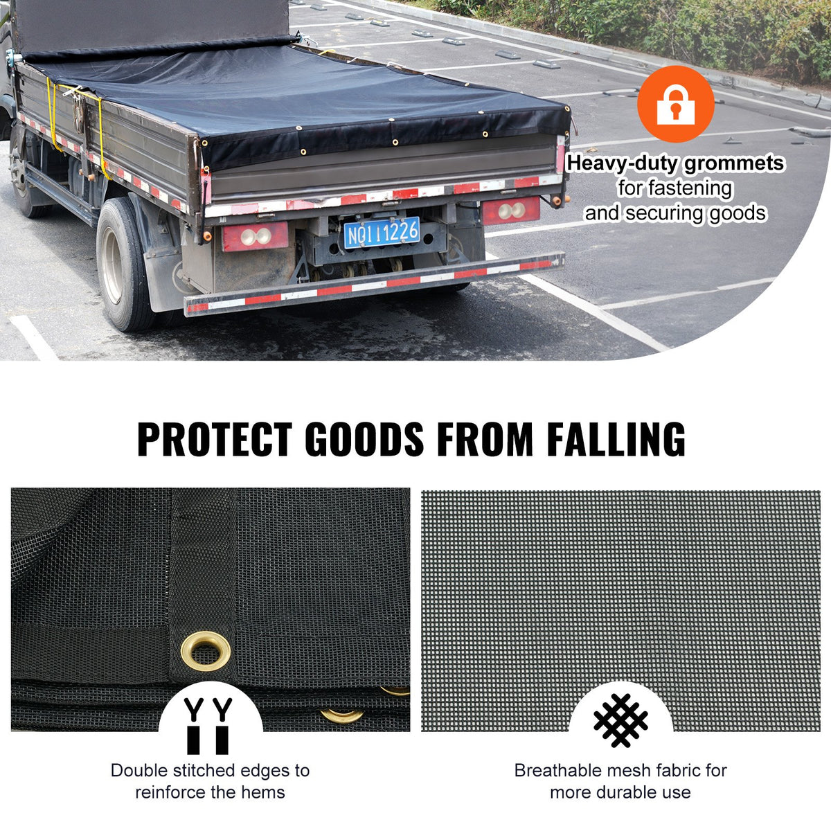 VEVOR Dump Truck Mesh Tarp