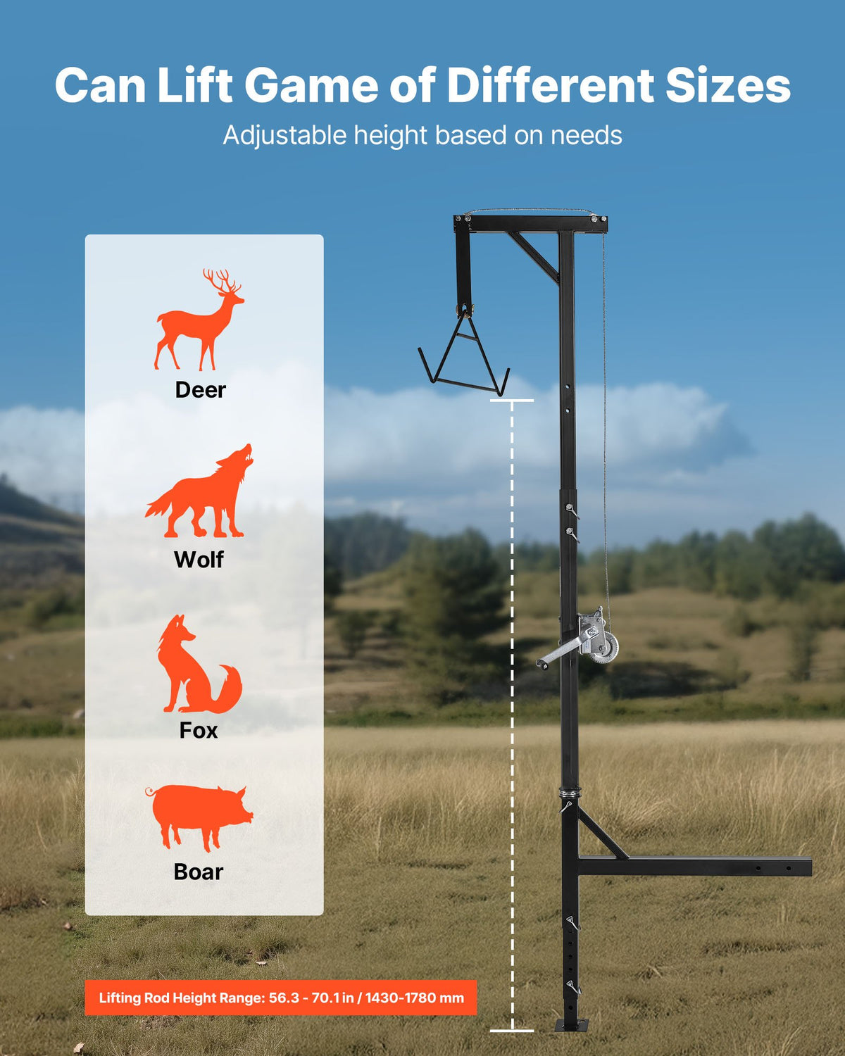 VEVOR Truck Hitch Game Hoist