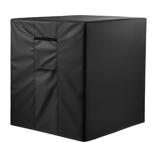 VEVOR Air Conditioner Cover, 914 x 914 x 1010 mm Ac Cover for Air Conditioning Unit, Three-Layer, Waterproof Polyester Fabric, Mesh Ventilation, Universal Defender for Outdoor Outside Ac Unit, Black
