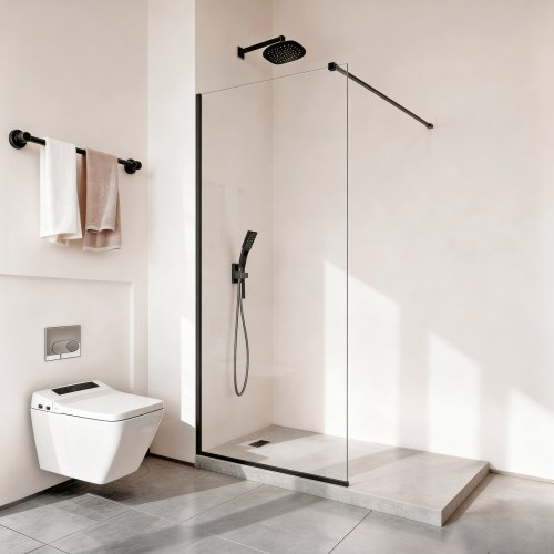 VEVOR Fixed Glass Shower Panel