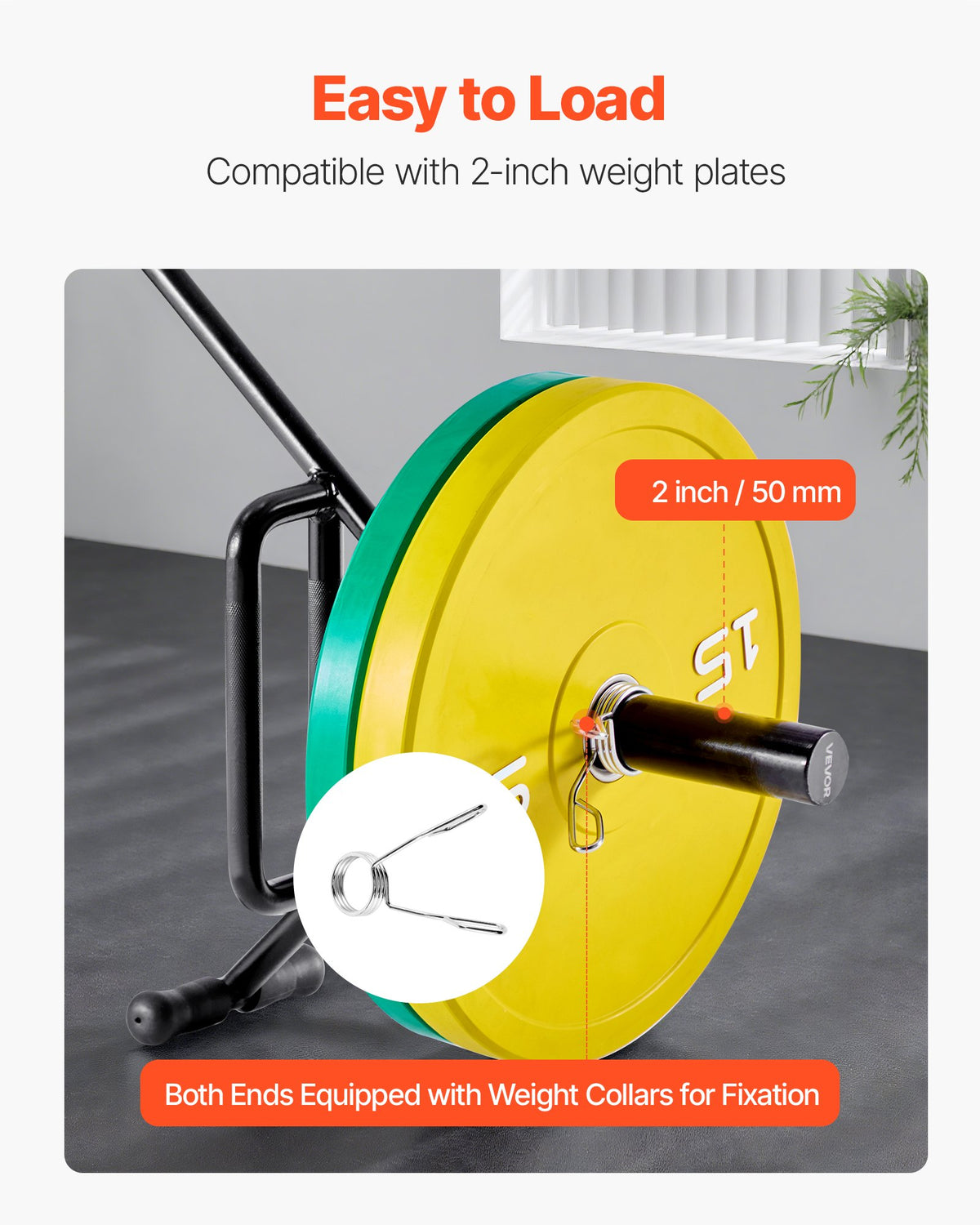 VEVOR Trap Bar Hex Bar, Open-Ended Frame Hex Barbell, 50mm 360 kg Capacity Shrug Bars with Knurled Grips, Weightlifting and Strength Training Equipment, Home Gym for Squats Deadlifts Shoulder Press