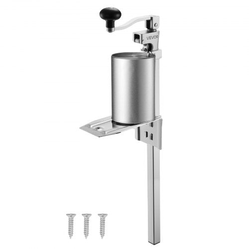 VEVOR Commercial Can Opener, Heavy-Duty Manual Tabletop Cans Opener for Cans Up to 400 mm Height, Height-Adjustable Professional Can Openers Fixed with Screws, for Restaurant, Hotel, and Food Store