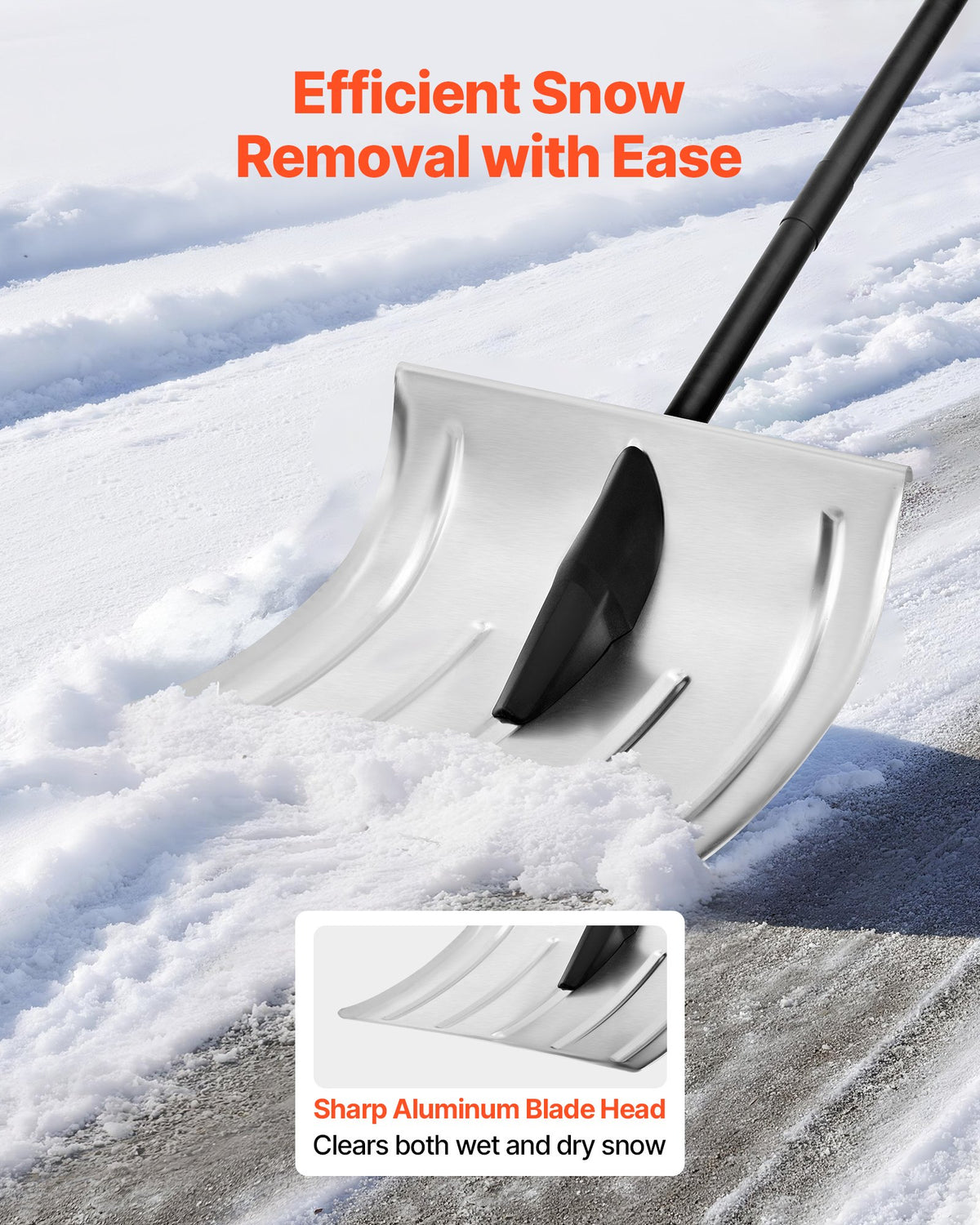 VEVOR Snow Shovel for Driveway