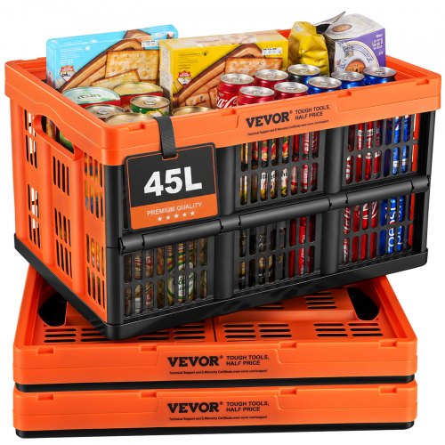 VEVOR Plastic Collapsible Storage Basket