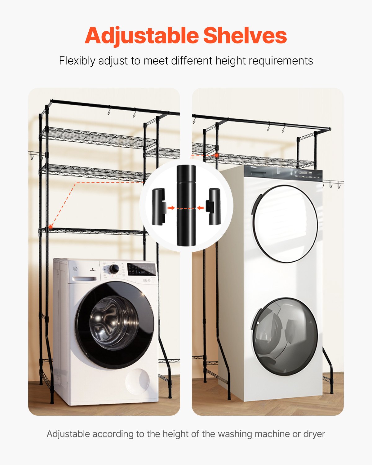 VEVOR Over Washer and Dryer Storage Shelves