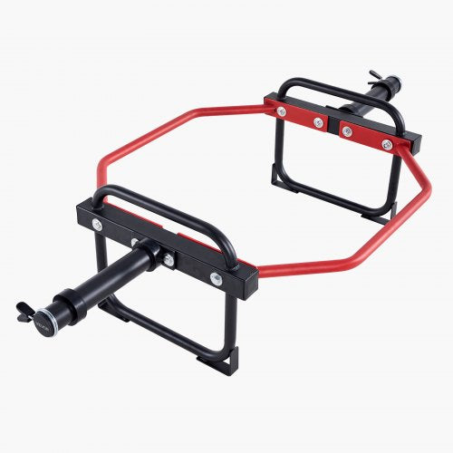 VEVOR Trap Bar Hex Bar, 50mm Hex Barbell, 240 kg Capacity Shrug Bars, Weightlifting and Strength Training Equipment, Home Gym for Squats, Deadlifts, Shoulder Presses, Red