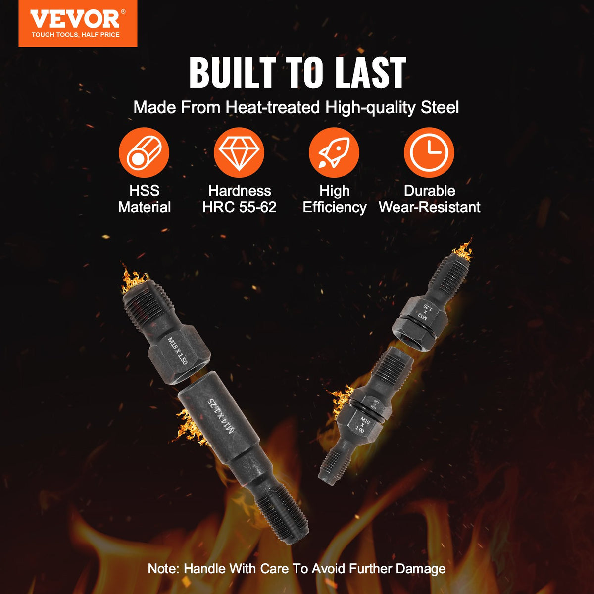 VEVOR 7-Piece Thread Chaser Set
